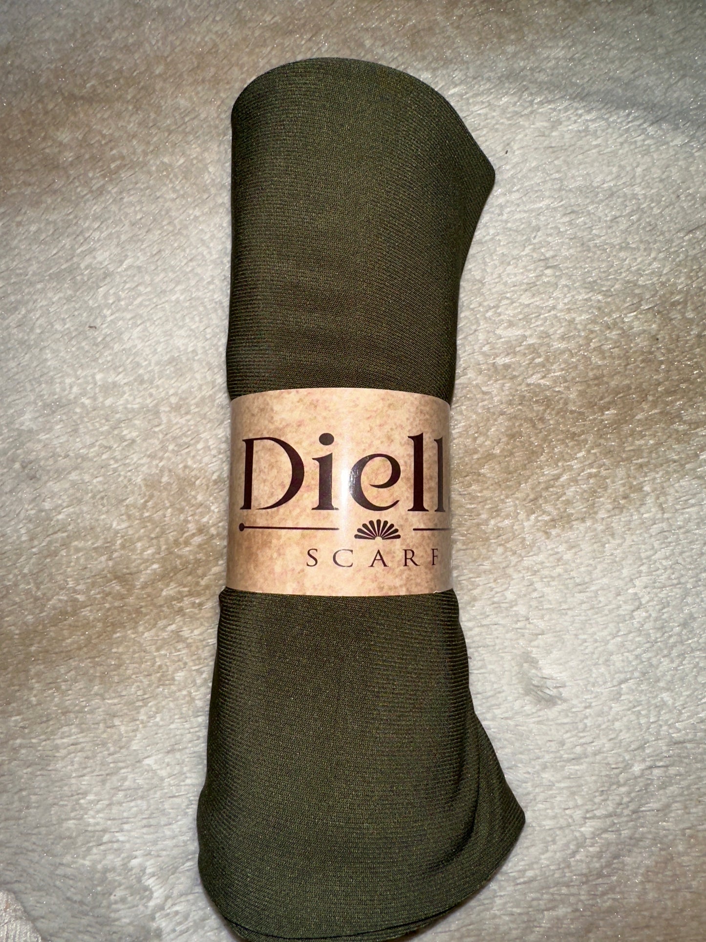 Hijab jersey prenium vert kaki
