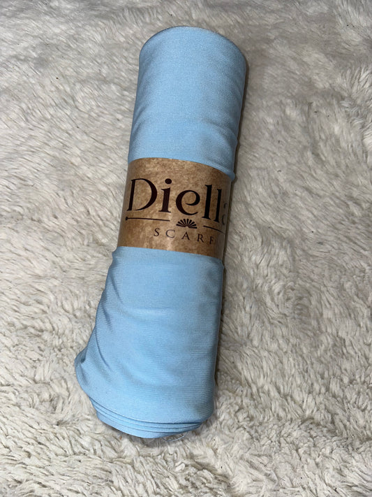 L’Art du Confort : Hijabs en Jersey Premium Bleu ciel