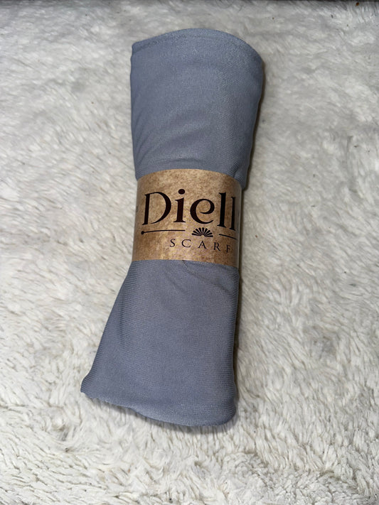 L’Art du Confort : Hijabs en Jersey Premium Gris Foncé
