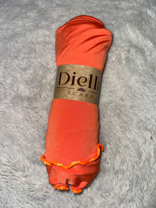 Élevez Votre Style avec Nos Hijabs en Jersey Premium Orange