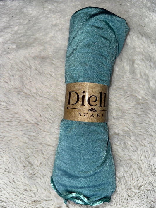 Le Luxe au Quotidien : Hijabs en Jersey Premium Satiné Vert d'eau